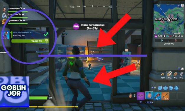 Absolute Easiest Way to Ignite Structures with Fire | Fortnite Quick Challenge