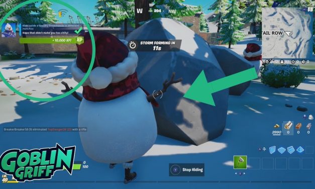 How to Hide Inside a Sneaky Snowmando in Different Matches | Operation Snowdown Quest | Fortnite Winterfest 2020