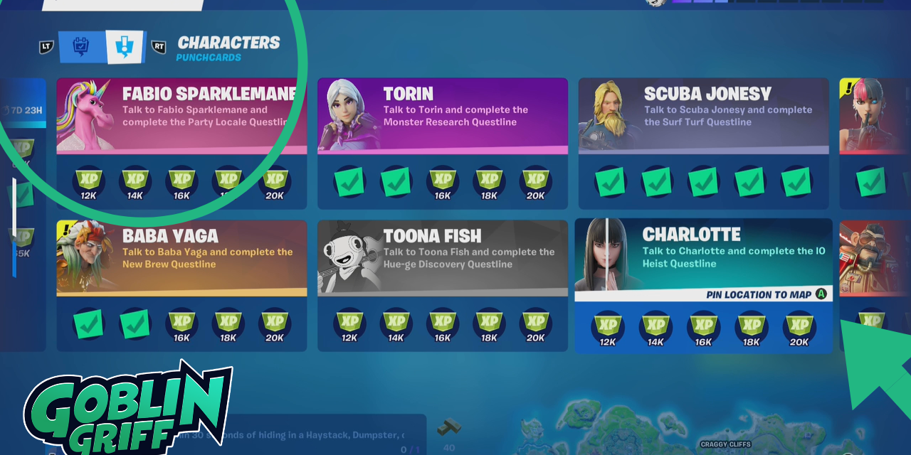 New Quest Sharing and Punchcard Feature Fortnite Chapter 2 Season 8